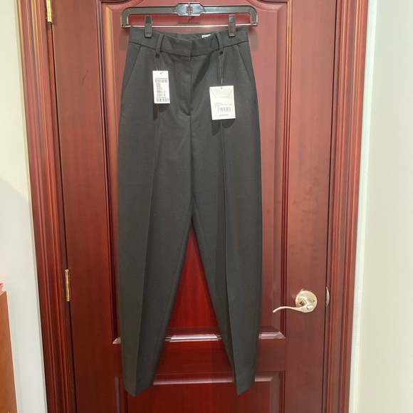 TOTEME Pleated woven straight-leg pants DK 32 - Picture 3 of 7